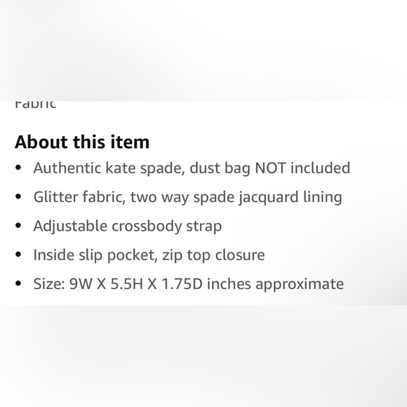 Kate Spade Glitter Purse - Picture 4 of 4